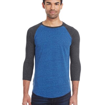 Unisex Triblend Three-Quarter Sleeve Raglan Thumbnail