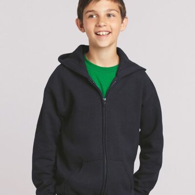 Youth Heavy Blend™ Full-Zip Hooded Sweatshirt Thumbnail