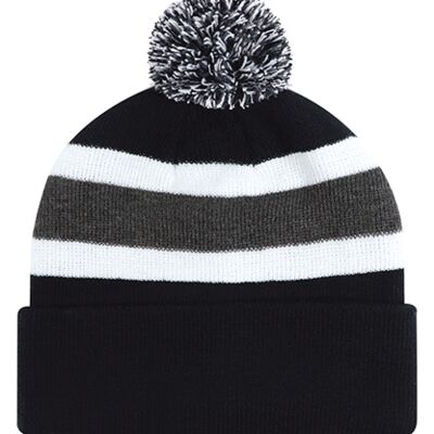 Bardown Stripe Rib Acrylic Cuff Toque Thumbnail