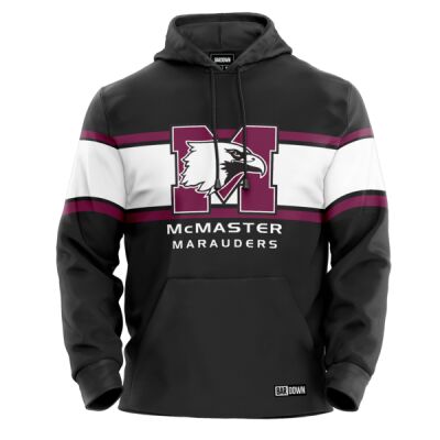 GW - 002 MCMASTER SUBLIMATED STRIPE SHOW HOODIE Thumbnail