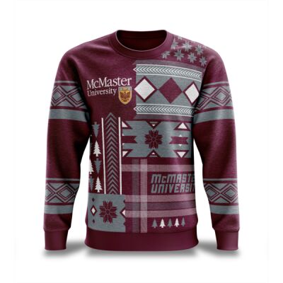 KW - 023 MCMASTER LET IS SNOW UGLY CHRISTMAS SWEATER Thumbnail