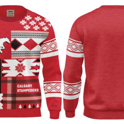 Calgary Stampeders Let It Snow Sweater Thumbnail
