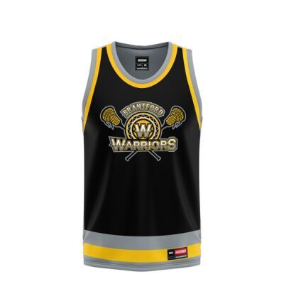 Brantford Warriors Adult Black Tank Top Thumbnail