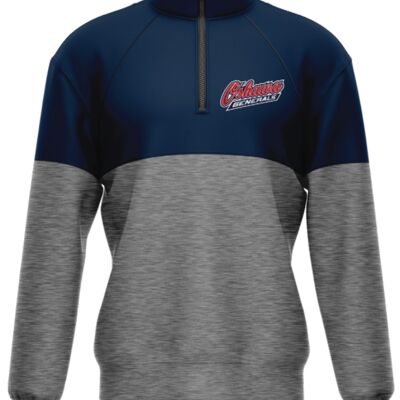 Oshawa Generals Two-Tone Quarter Zip Sweater Thumbnail