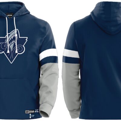 Rimouski Oceanic Striper Streetwear Hoodie Thumbnail