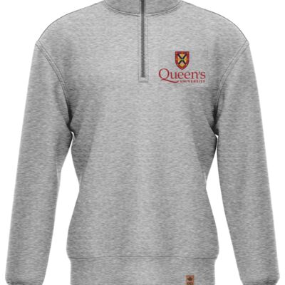 Queen's University Fleece 1/4 Zip (Grey) Thumbnail