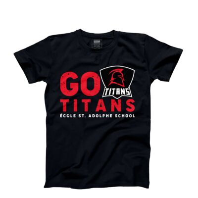 École St. Adolphe School Student Go Titans T-shirt Adult Thumbnail