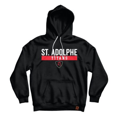 École St. Adolphe School Student Locker Room Hoodie Youth Black Thumbnail
