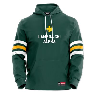 Lambda Chi Alpha Adult Sublimated Jersey Hoodie  Thumbnail