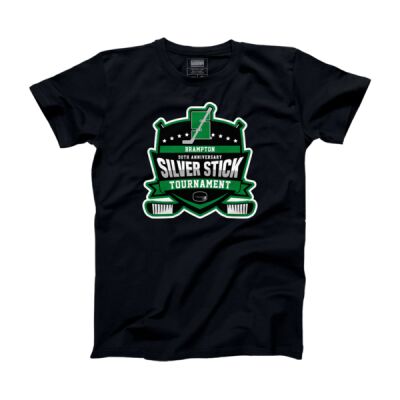 Silver Stick Classic T-shirt Youth Black Thumbnail