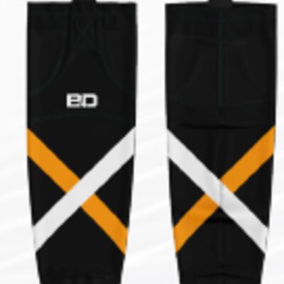 Kempenfeldt Bay Raiders Sublimated Hockey Socks Black Thumbnail