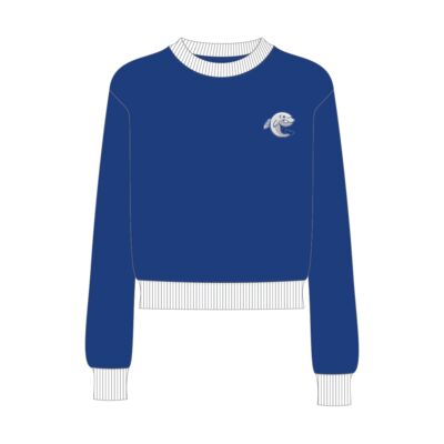 Etobicoke Dolphins Classic Cropped Crewneck Adult Thumbnail