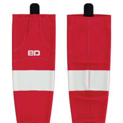 Saint Claire Shore Saints Hybrid Socks Red Youth Thumbnail