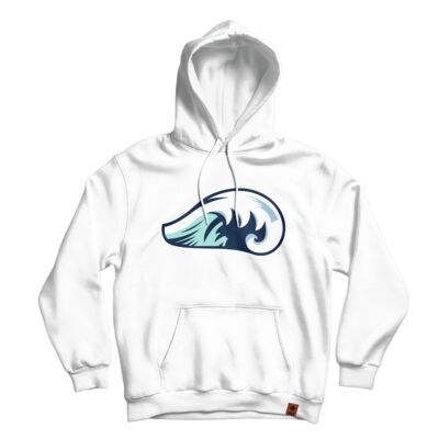 North Shore Whitecaps Classic Gameday Adult Hoodie White Thumbnail