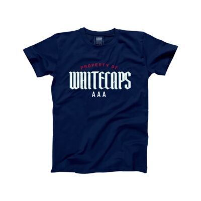 North Shore Whitecaps Classic Gameday T-Shirt Adult Navy Thumbnail