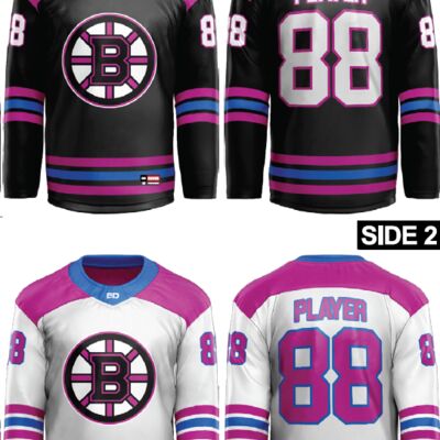 Brooklin Bombers Reversible Sublimated Hockey Jersey Thumbnail