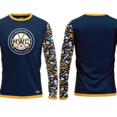 Milwaukee Winter Club (Camo) Sublimated Long Sleeve - Youth Thumbnail