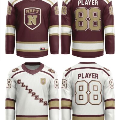 Newburyport Clippers Sublimated Reversible Hockey Jersey Thumbnail
