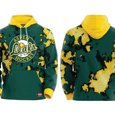 Aspen Leaf’s Junior Hockey Sublimated Hoodie - Youth  Thumbnail