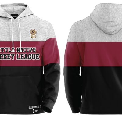 LNHL Tri Color Block Hoodie - Youth Thumbnail