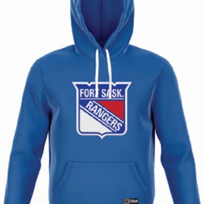 Fort Saskatchewan Rangers Cuff Colored Hoodie - Blue Thumbnail