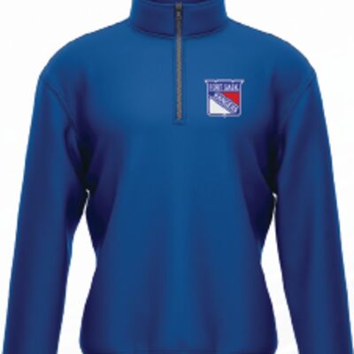 Fort Saskatchewan Rangers Cuff Colored Quarter Zip Blue - Youth Thumbnail