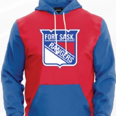 Fort Saskatchewan Rangers Art Attack Hoodie - Red Thumbnail