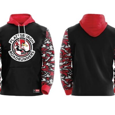 Plattsburgh Youth Hockey Association  Sublimated (Camo) Hoodie - Youth  Thumbnail
