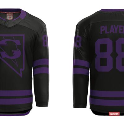 Las Vegas Storm Cut & Sew Hockey Jersey - Youth Thumbnail