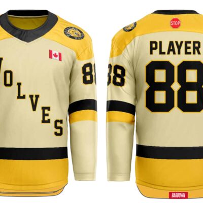 Waterloo Wolves Hybrid Hockey Jersey - Youth Thumbnail