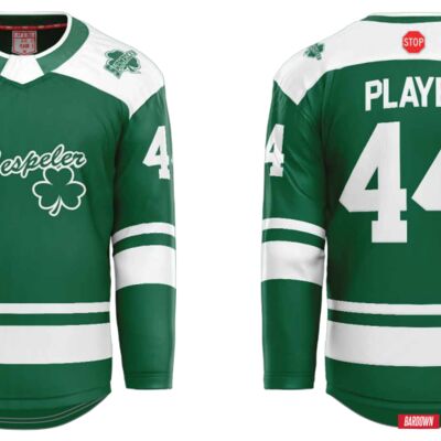 Hespeler Shamrocks Green Hybrid Jersey - Adult Thumbnail