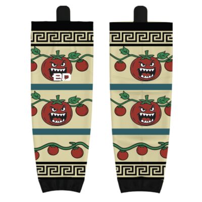 Versace Tomatoes Sublimated Hockey Socks Thumbnail