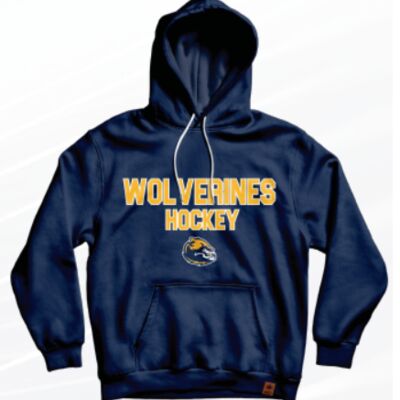 Wolverines Classic Hoodie - Navy - Youth Thumbnail