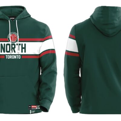 North Toronto Hockey Stripe Show Sublimated Hoodie - Youth  Thumbnail
