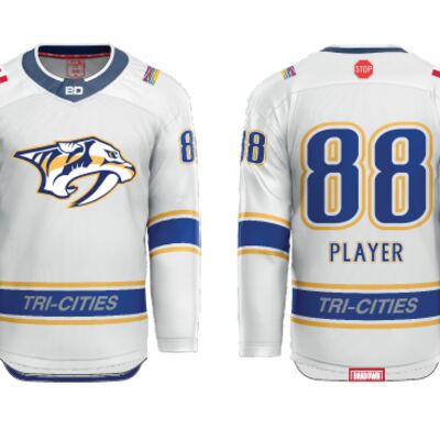 Tri Cities Female Ice Hockey Sublimated Hockey Jersey Thumbnail