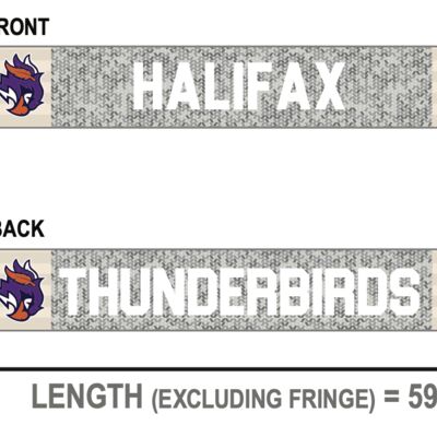 Halifax Thunderbirds Snow Pepper Scarf Thumbnail