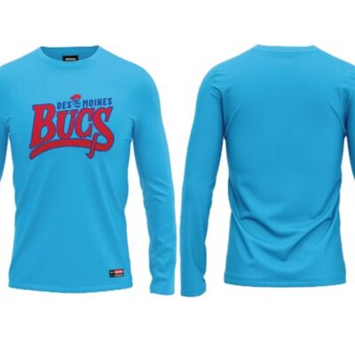 Des Moines Jr Bucs Sublimated Long Sleeve 2.0 - Youth  Thumbnail