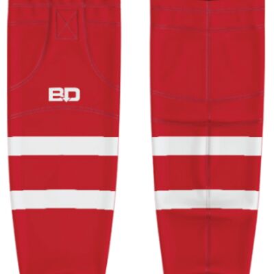 Ridge Meadows Rustlers Rep Cut & Sew Hockey Socks (A) Thumbnail