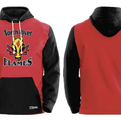 North River Flames Art Attack Streetwear Hoodie Thumbnail