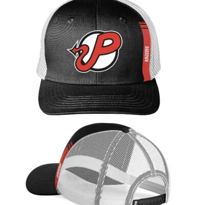 Pownal Hockey Side Stripe Mesh Hat Thumbnail