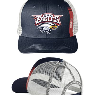 USA Eagles Side Stripe Mesh Hat Thumbnail