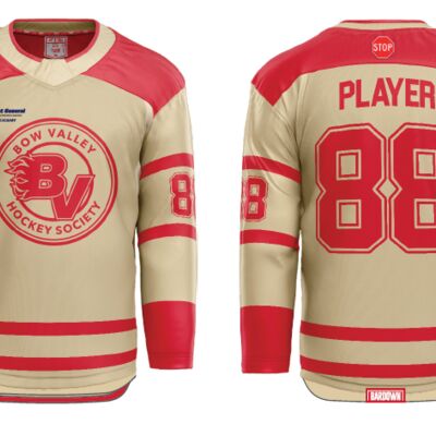 Longshore Bow Valley Hockey Jersey - With Sponsor (Youth) Thumbnail