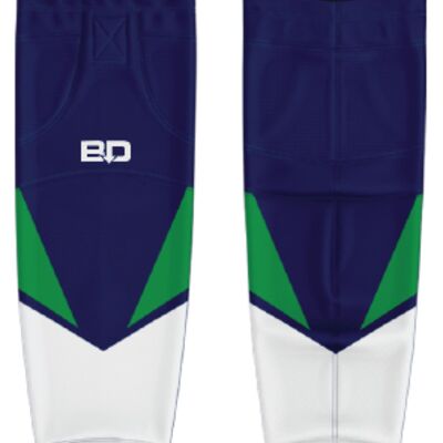 Springbank Rockies Sublimated Hockey Socks - White Thumbnail