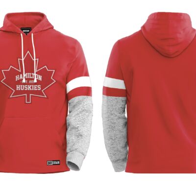 Hamilton Huskies Striper Streetwear Hoodie Thumbnail