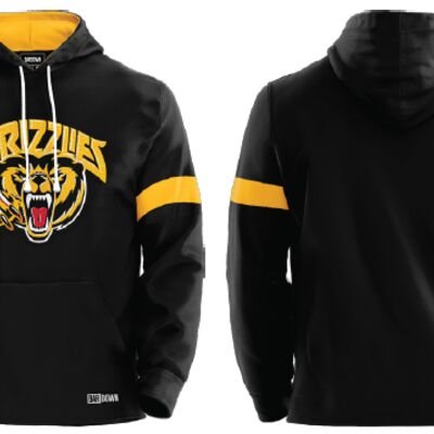 Victoria Grizzlies Custom Striper Streetwear Hoodie - Youth Thumbnail