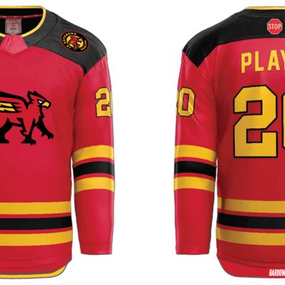 Guelph Gryphons Cut & Sew Hockey Jersey - Third Thumbnail