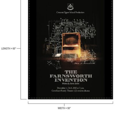 Crescent School Sublimated Fleece Blanket Thumbnail