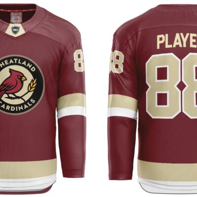 Wheatland Cardinals Sublimated Hockey Jersey Youth BOYS Thumbnail