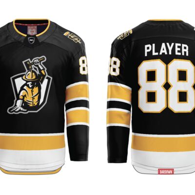 Jr Steelers Sublimated Hockey Jersey - Youth Thumbnail
