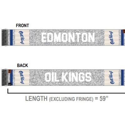 Edmonton Oil Kings Snow Pepper Scarf Thumbnail